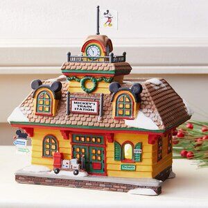 Department 56 Disney Village Mickey's Train Station #4032203